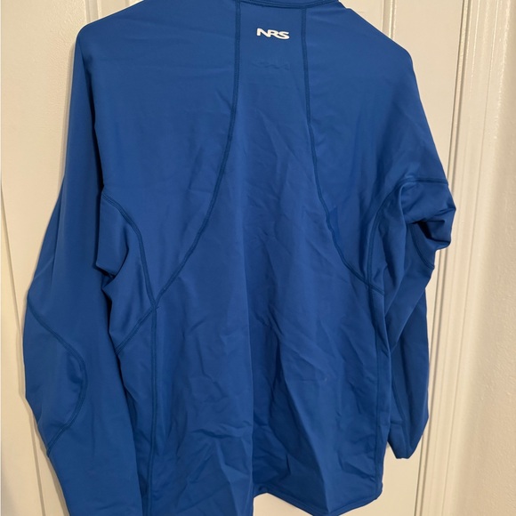 NRS Men's Blue Rash Guard - Picture 2 of 3